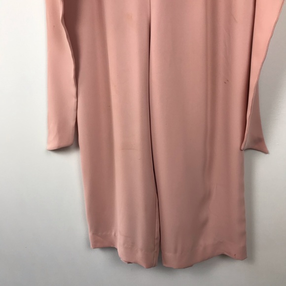 Tahari Blush Pink Self Tie Sleeveless Jumpsuit - Picture 8 of 16